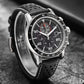 Мъжки многофункционален кварцов часовник за колан⌚