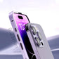 Двустранен стъклен калъф с пълно покритие за iPhone 13/14 от титаниева сплав