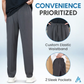 👖✨AirFlexion – Панталони от лека коприна с еластична материя, подходящи за ежедневн✨