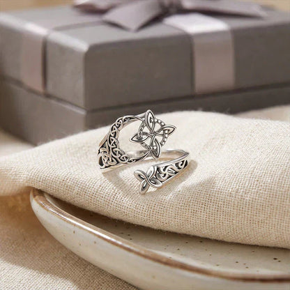 💍 Пръстен с келтски възел – символ на вечността | Романтичен подарък или аксесоар за всеки ден ✨❤️🎁