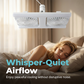 🔥❄️Moderní 2-v-1 LED stropní ventilátor se světlem