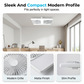 🔥❄️Moderní 2-v-1 LED stropní ventilátor se světlem
