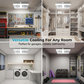 🔥❄️Moderní 2-v-1 LED stropní ventilátor se světlem