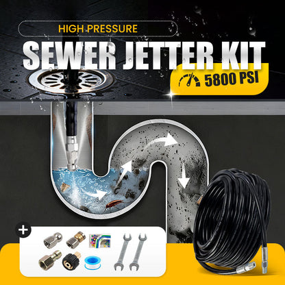 🔧Sada pro čištění odpadních vod vysokotlakým čističem s tlakem 5800 PSI