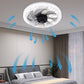 💨🏠2 v 1 Nastavitelná ztlumená ventilátorová lampa s dálkovým ovládáním