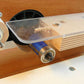 🔥🛠️ Комплект ножове за рязане с дръжка 1/4 с двойни лагери в светло сребристо-син цвят 👨‍🔧💖