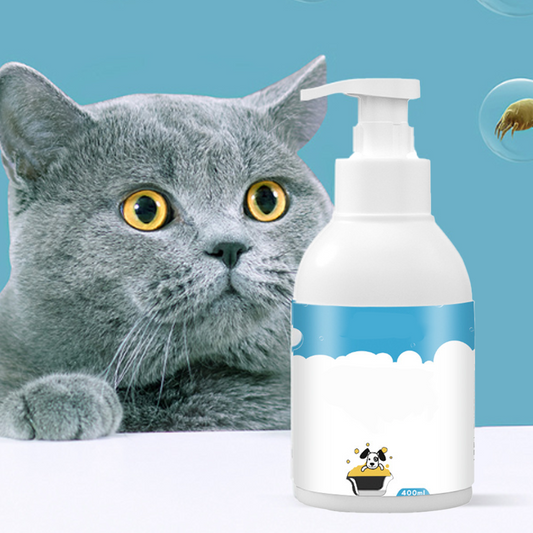 🐱🐈 Нежна билкова дезодорантна пяна за домашни любимци