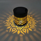✨🏡 Solární lampa Mandala, ideální do zahrad a na terasy - 2 v 1: stojací lampa a nástěnná lampa