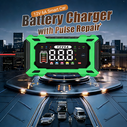 🚗⚡12V, 6A Chytrá nabíječka autobaterií