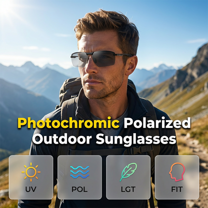🔥😎Venkovní fotochromatické polarizační sluneční brýle