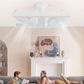 🔥❄️Moderní 2-v-1 LED stropní ventilátor se světlem