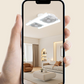 🔥❄️Moderní 2-v-1 LED stropní ventilátor se světlem