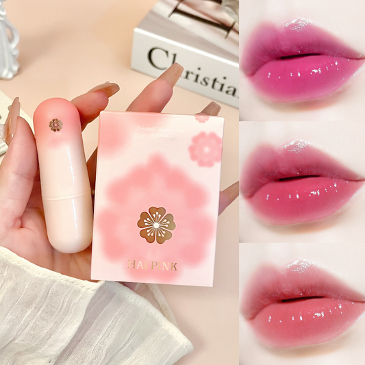 💄【1+1 безплатно】Овлажняващо червило с цветни листенца – променя цвета си в зависимост от температурата.💖