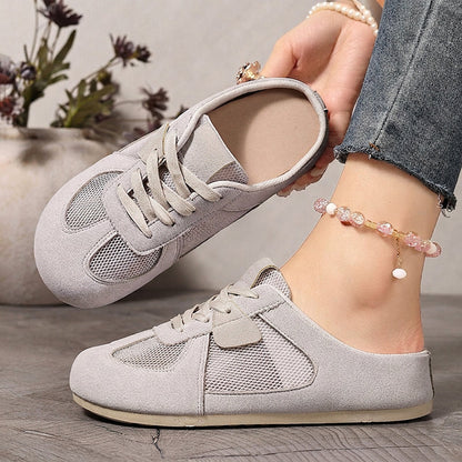 👟Мрежести спортни чехли – Дишащи, не търкат петата, стъпвате и тръгвате✨
