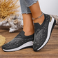 👟Дамски обувки с кристали и пеперуди - блестете с всяка крачка ✨