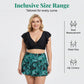 🏖️Καλοκαιρινές εκπτώσεις 🌊Γυναικείο μαγιό δύο τεμαχίων με τροπικό σχέδιο και φούστα👙🌴❤️