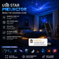 🌌✨ Proměňte svůj pokoj v galaxii – Plug-and-play HD hvězdný projektor s 10 vesmírnými snímky – platba na dobírku