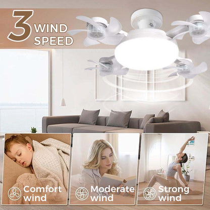 🌀 Stropní ventilátor s LED světlem a dálkovým ovládáním