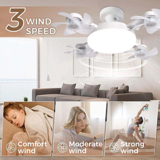 🌀 Stropní ventilátor s LED světlem a dálkovým ovládáním