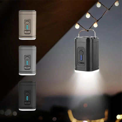 🏕️ Dobíjecí vzduchová pumpa s LED osvětlením
