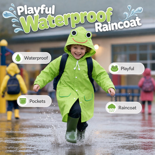 🔥🌧️Dětská nepromokavá pláštěnka s kapucí