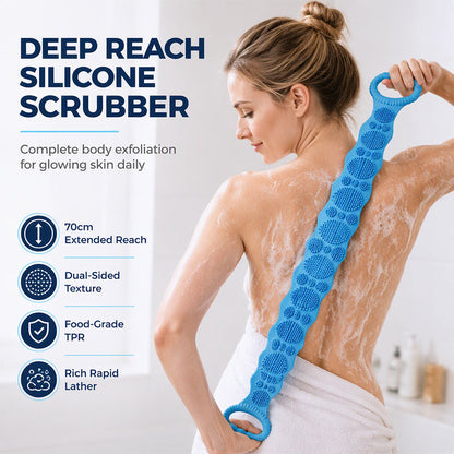 🚿🧼 Dlouhý TPE koupelový popruh na záda, krk a nohy 🛁