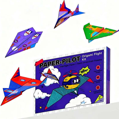 🔥✈️Kreativní sada na výrobu papírových letadel pro děti